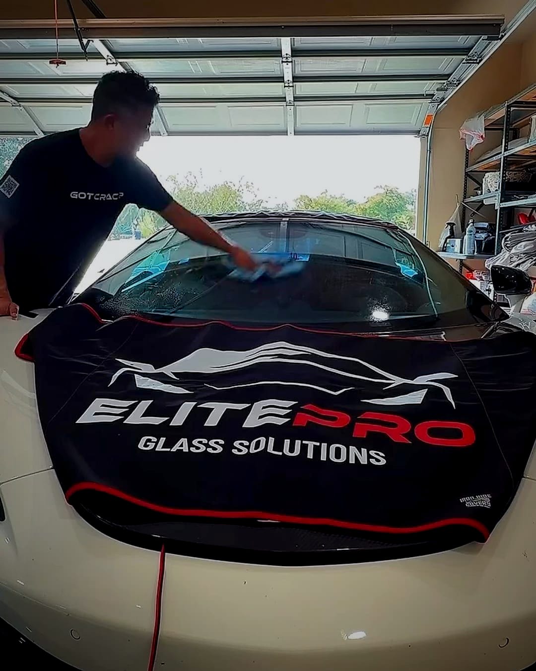 ElitePro technician working on a McLaren 600LT